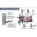 CrownWall 6" Starter Bundle (4x4 ft) with 10-Piece Hook Kit