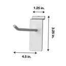 CrownWall 4-In Single Hook (V2)